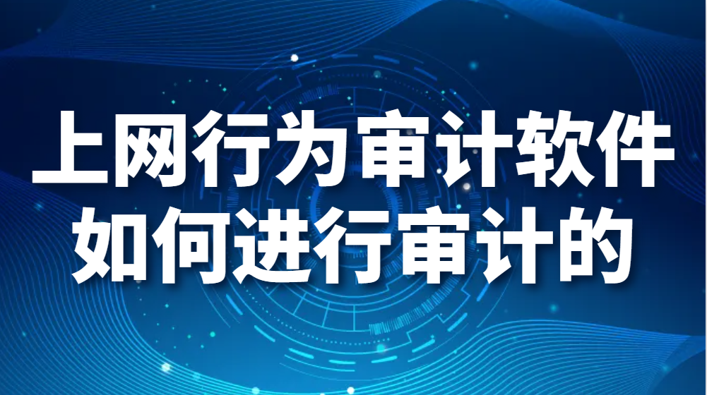 图片.png 上网行为审计软件如何进行审计的?【贴心图文功能大全集】(图1)