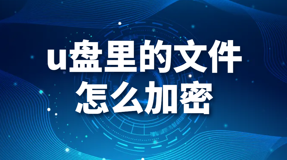图片.png u盘里的文件怎么加密(图1)